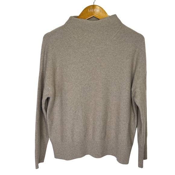Outerknown Other - Outerknown Mockneck Cashmere/Wool Sweater Mens XS Tan/Oatmeal